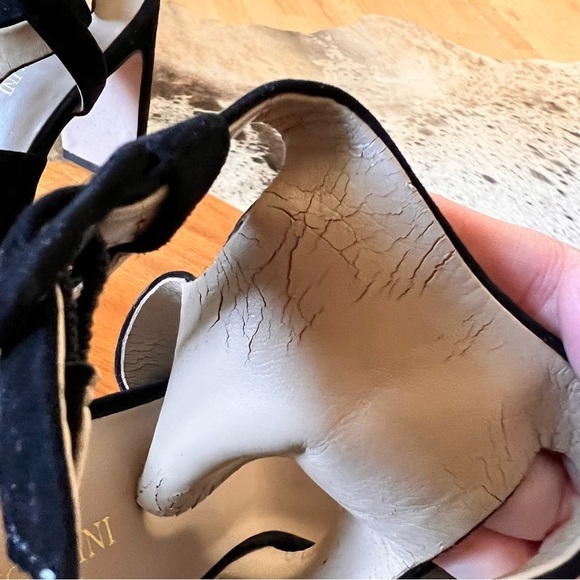 ENZO ANGIOLINI Black‎ Leather Trudy Heels Women’s Size 10 - Picture 6 of 8